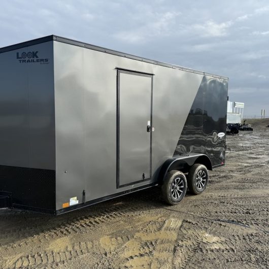 New 7.5×16′ Element SXS Cargo Trailer, 4″ Lift, Aluminum rims +more