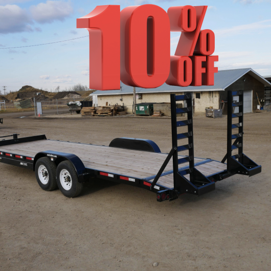 24′ EQUIPMENT TRAILER, 140000# GVWR, FIR DECK RAMPS