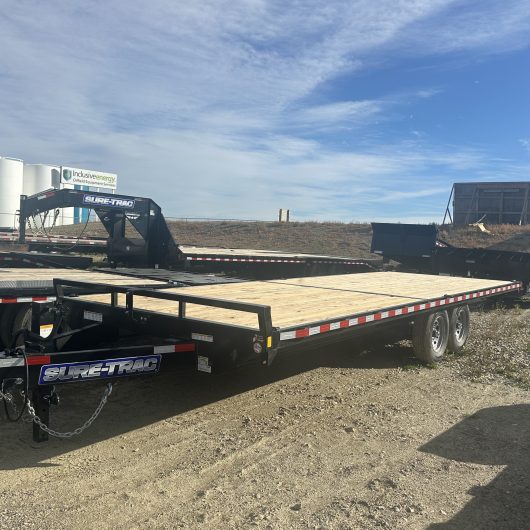 New 24′ HD Deck Over Trailer, Slide in Ramps, 15k GVWR