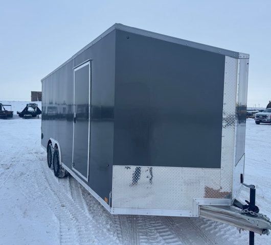 All Aluminum 8.5x20ft Enclosed Cargo Trailer, 5200# Axles