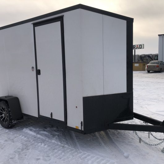 New 6×12′ Cargo, Blackout Pkg, ramp door, + more