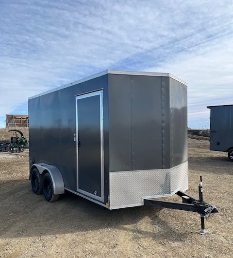 New 7 x 14 Cargo Trailer, Ramp Door, (2) 3500# Axles +More