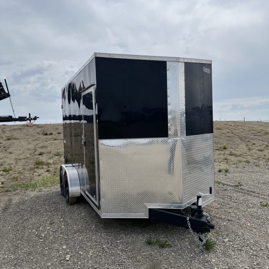New 7 x 14 Black LOOK XL SE Cargo Trailer