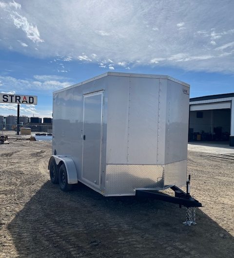 New 7 x 12 Silver LOOK ST-DLX Cargo Trailer