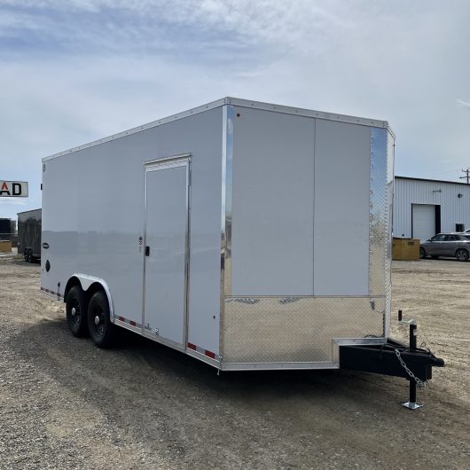 New 8.5 x 18 LOOK Element SE White Cargo Trailer