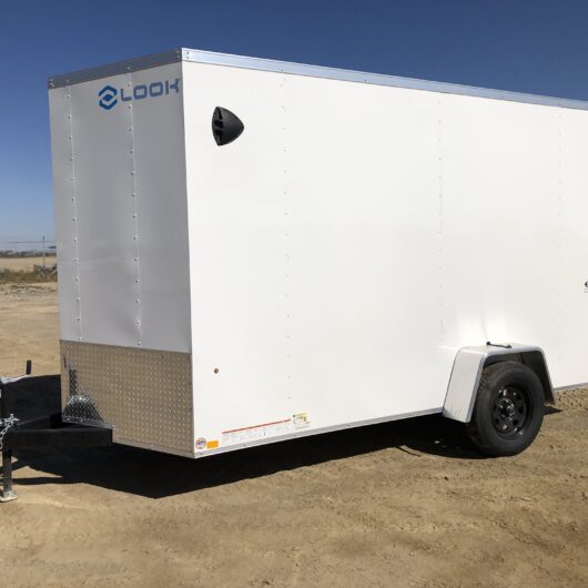 New 6×12 White Look ST-DLX Trailer